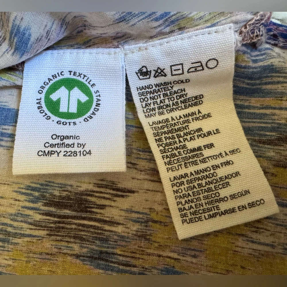 Cleobella Multicolor Puff Sleeve blouse - Picture 5 of 5